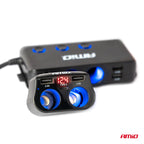 Dubbel Verlengstopcontact 2xUSB 1xUSB C 12/24V max 200W AMiO 04173 - AMiO 04173 - afbeelding 2