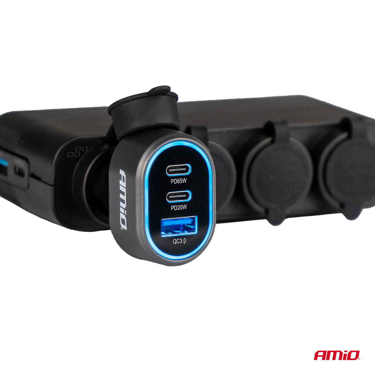 Snelle autolader 3.0 PD65W PD20W AMiO 04177 - AMiO 04177 - afbeelding 3