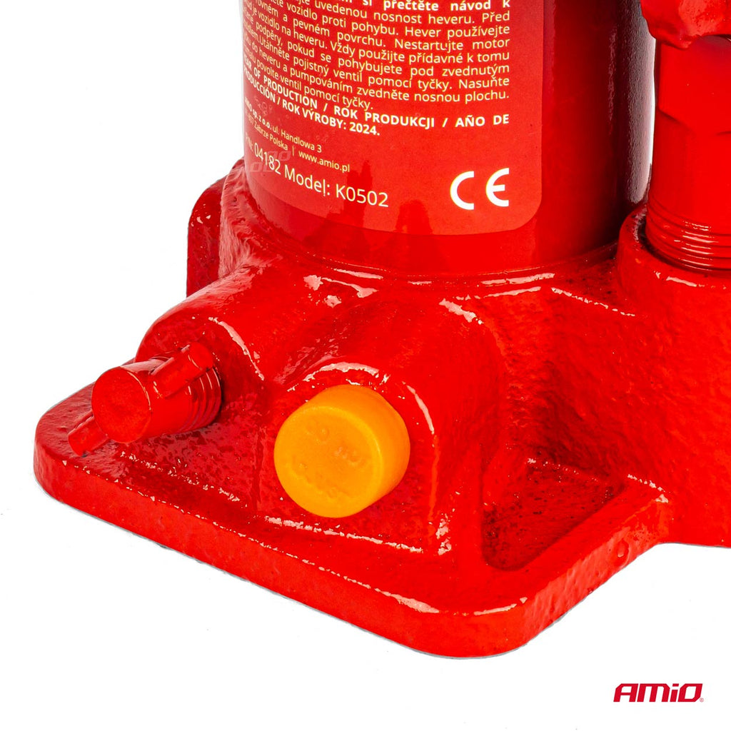 Fles hydraulische krik 2T PVC doos AMiO 04182 - AMiO 04182 - afbeelding 4