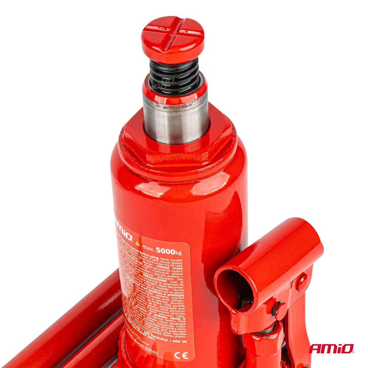 Fles hydraulische krik 5T PVC doos AMiO 04183 - AMiO 04183 - afbeelding 3
