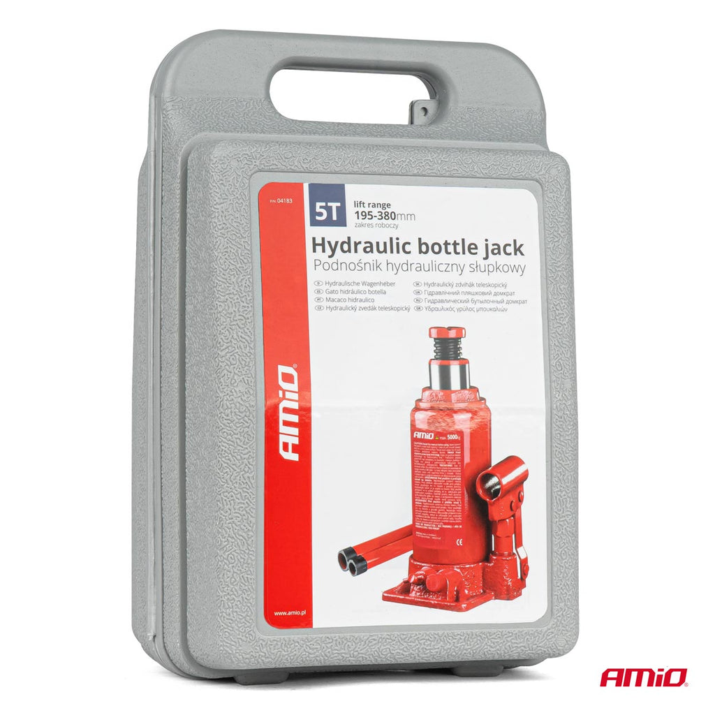 Fles hydraulische krik 5T PVC doos AMiO 04183 - AMiO 04183 - afbeelding 7