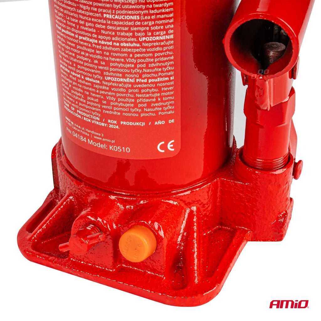 Fles hydraulische krik 10T PVC doos AMiO 04184 - AMiO 04184 - afbeelding 4