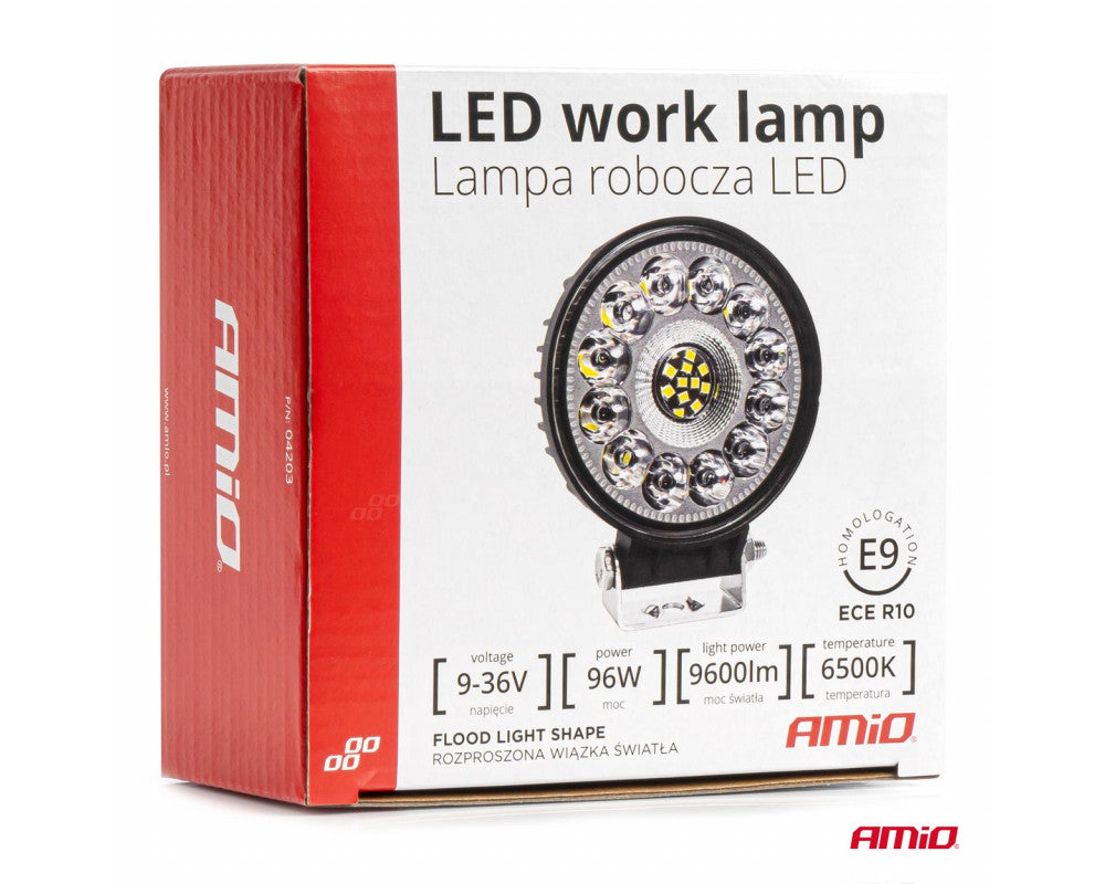 Werklamp AWL62 96W 6500K 9600lm 9-36V 27leds floodlight