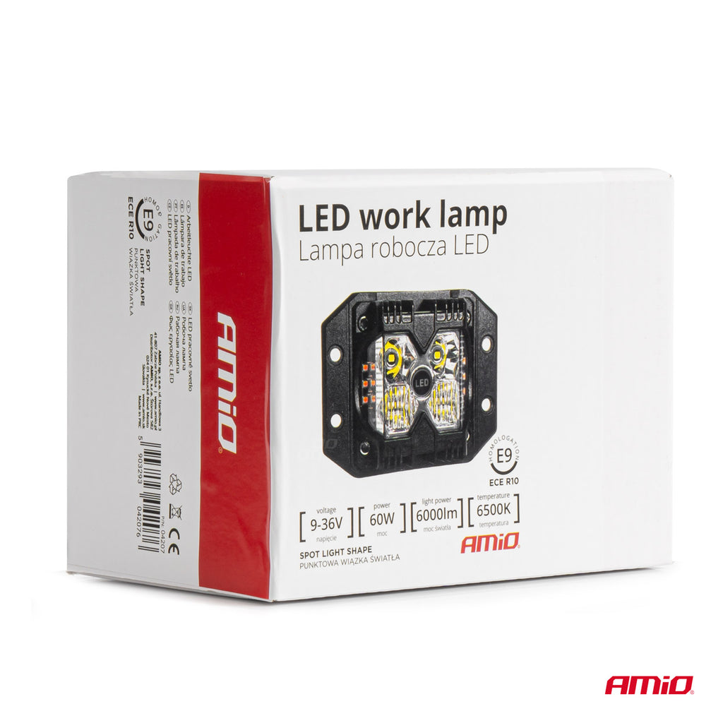 Werklamp AWL66 60W 6500K 6000lm 9-36V AMiO 04207 - AMiO 04207 - afbeelding 8