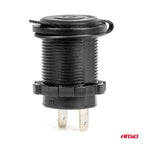 Waterdichte auto sigarettenaansteker aansluiting met RODE LED-achtergrondverlichting 12/24V AMiO 04219 - AMiO 04219 - afbeelding 3