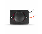Vierkante waterdichte lader met rode LED-achtergrondverlichting, USB + USB C QC3.0, 12/24V (64x48mm)