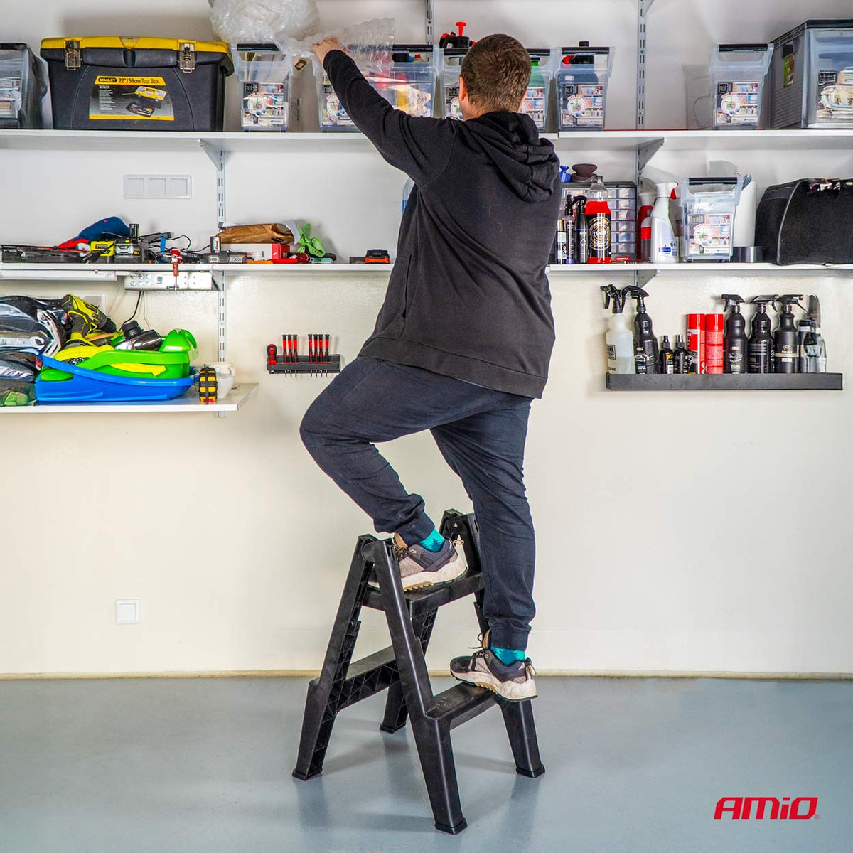Ladderkruk 51,5cm 150kg AMiO 04267 - AMiO 04267 - afbeelding 2