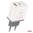 Wandlader Quick Charge GaN 30W USB-A + USB-C AMiO 04286 - AMiO 04286 - afbeelding 2