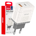 Wandlader Quick Charge GaN 30W USB-A + USB-C AMiO 04286 - AMiO 04286 - afbeelding 3