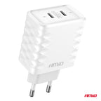 Wandlader Snellader 35W 2xUSB-C AMiO 04288 - AMiO 04288 - afbeelding 2