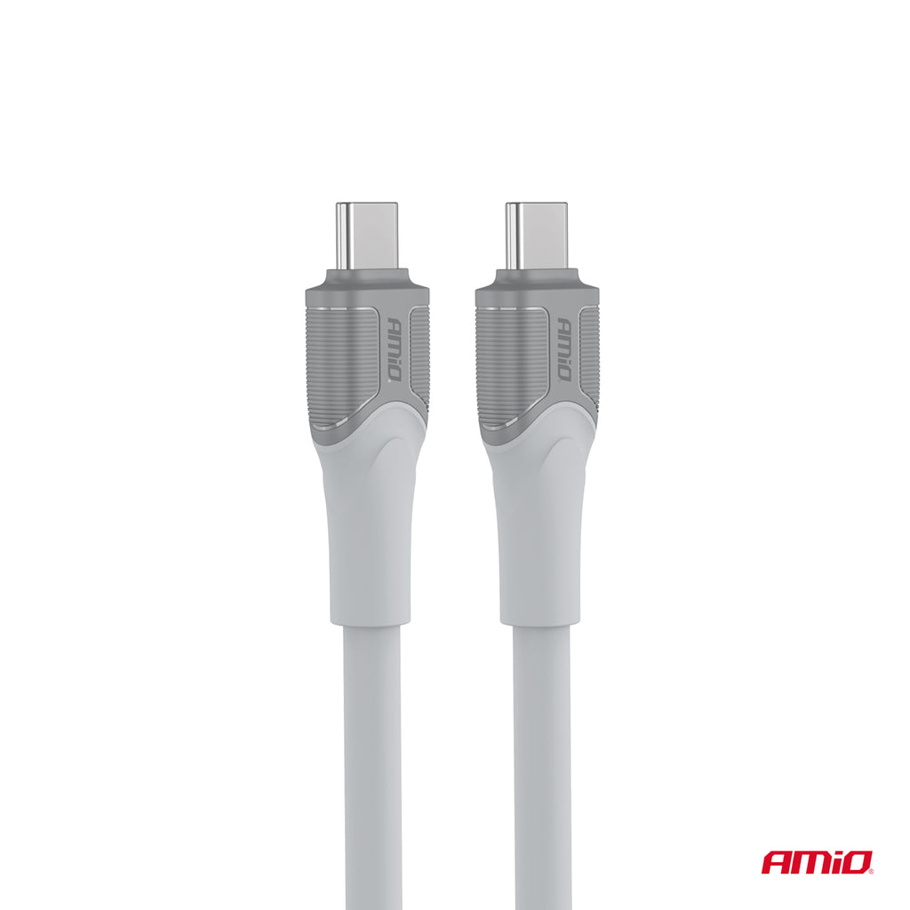 Kabel USB-C NAAR TYPE-C 60W 100cm FullLINK model X111 AMiO 04291 - AMiO 04291 - afbeelding 2