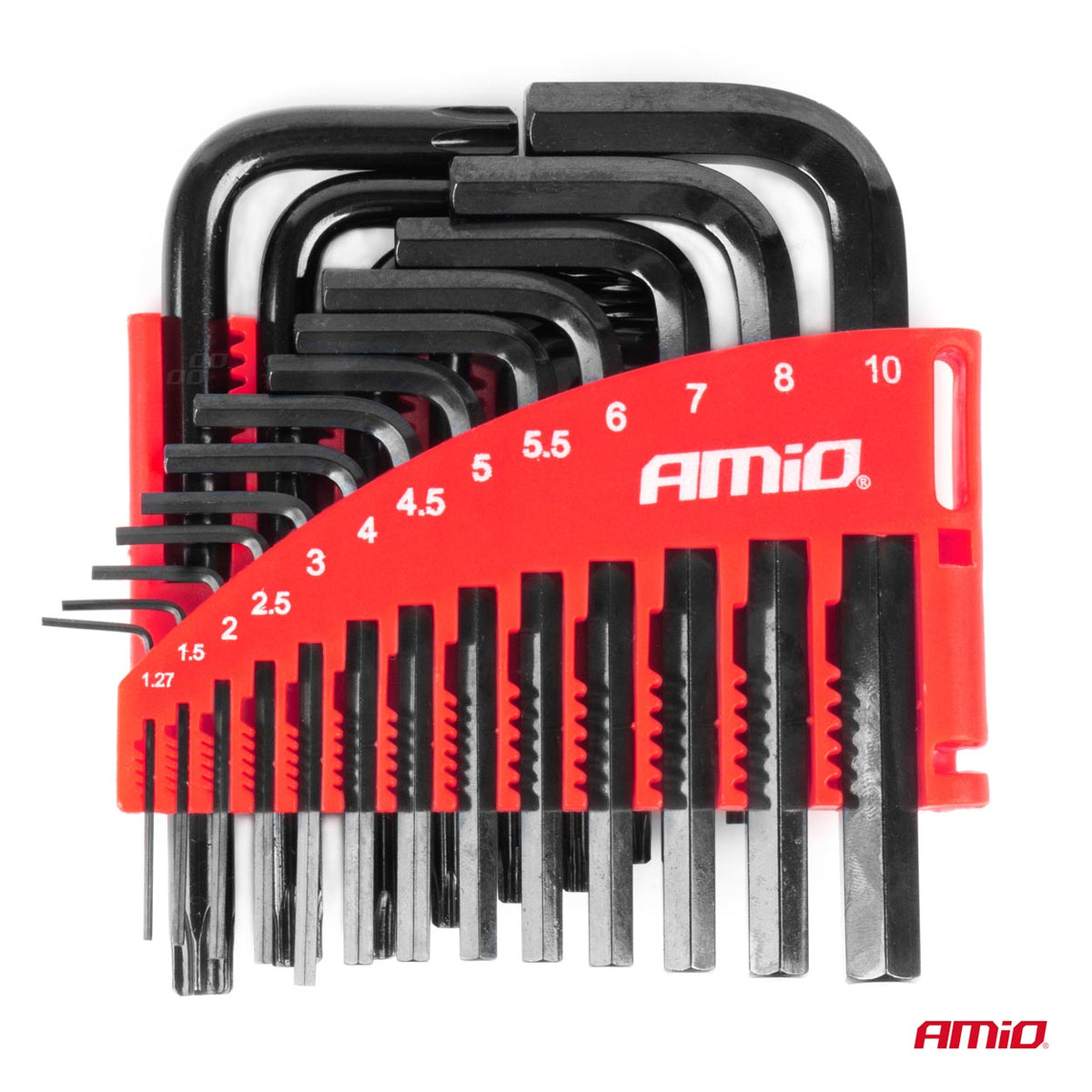 Imbus inbussleutel CRV zwart 22st AMiO 04297 - AMiO 04297 - afbeelding 3