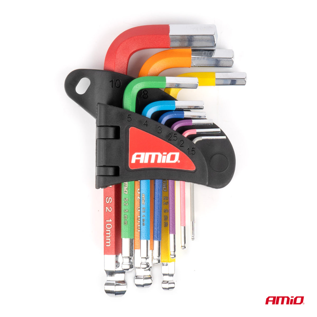 Imbus inbussleutels S2 9-delig AMiO 04298 - AMiO 04298 - afbeelding 2
