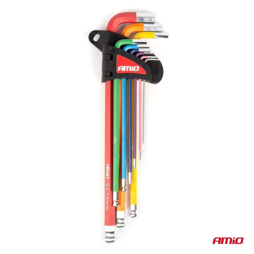 Imbus inbussleutels S2 9-delig AMiO 04299 - AMiO 04299 - afbeelding 2