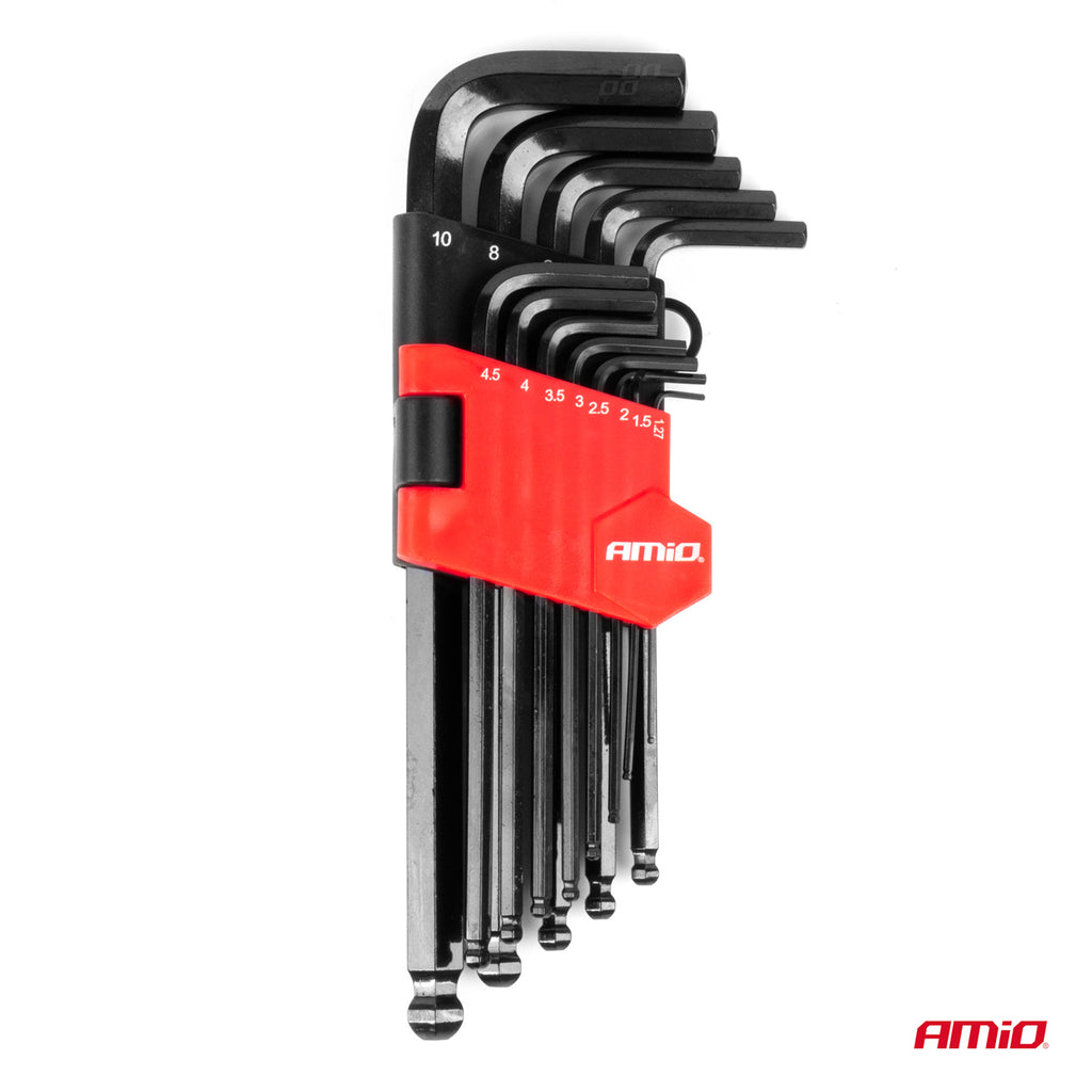 Imbus inbussleutels CRV zwart 13st AMiO 04304 - AMiO 04304 - afbeelding 2