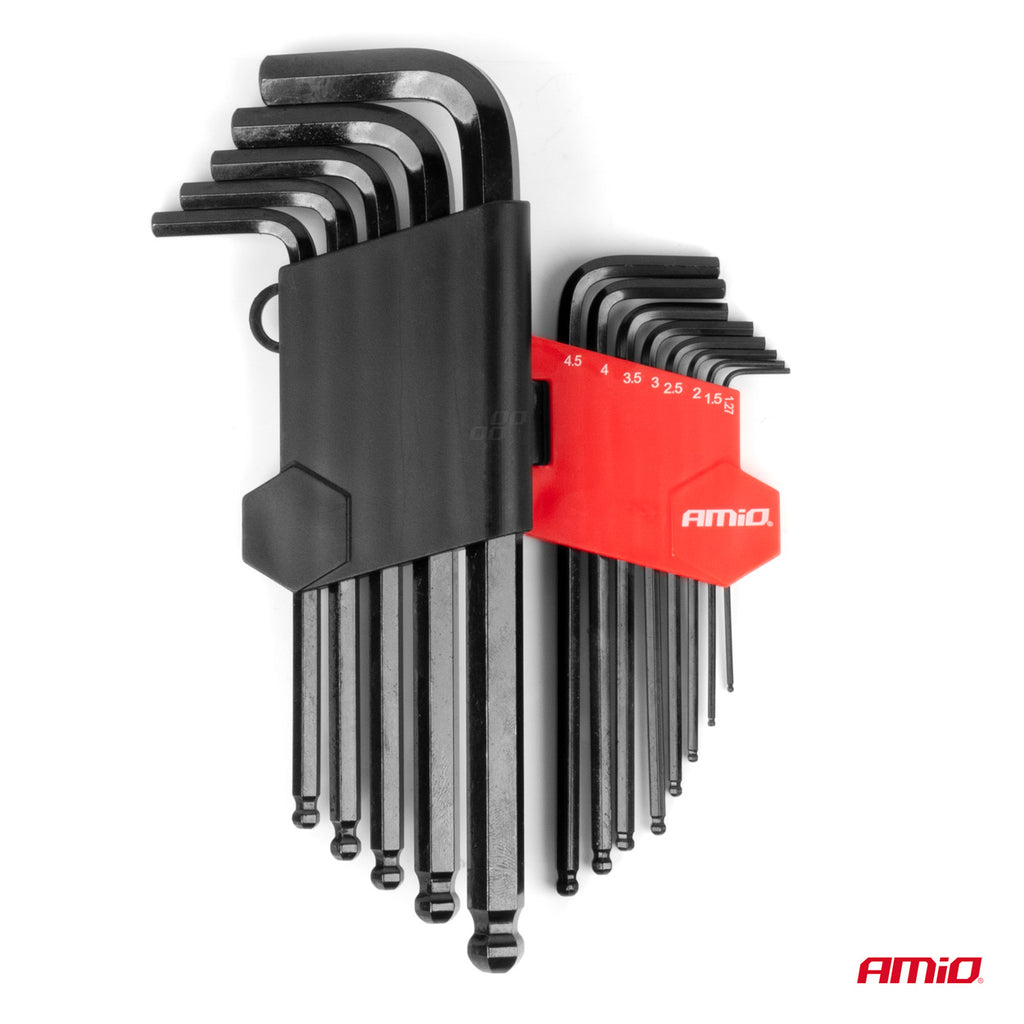 Imbus inbussleutels CRV zwart 13st AMiO 04304 - AMiO 04304 - afbeelding 3
