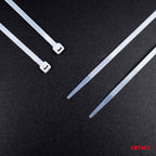 Witte kabelbinders 2,5×150mm 100 stuks AMiO 04306 - AMiO 04306 - afbeelding 4