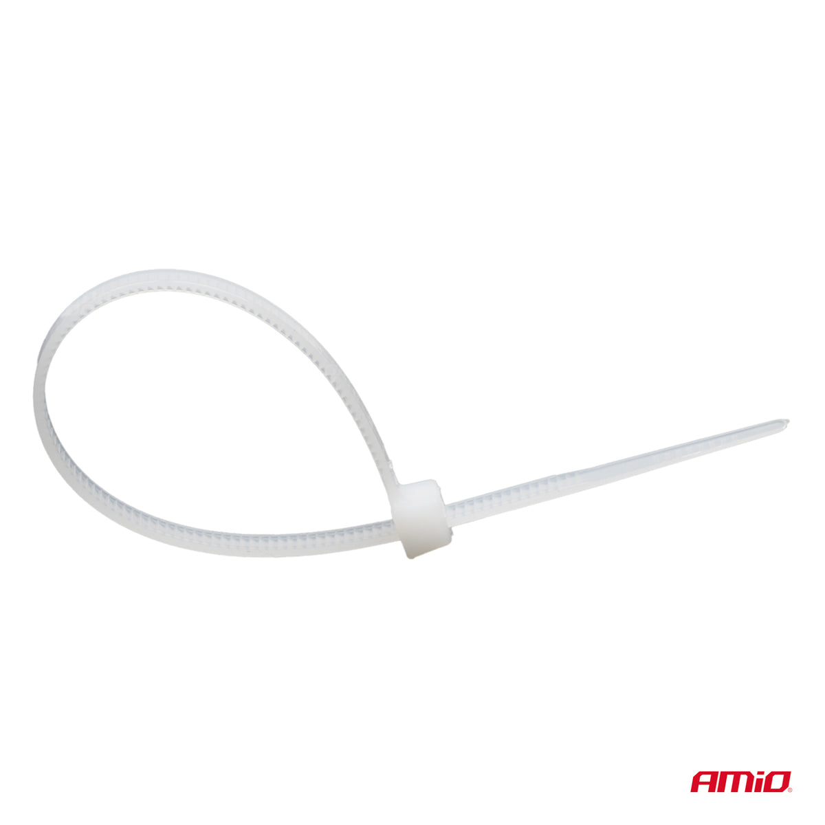 Witte kabelbinders 3,6×150mm 100 stuks AMiO 04308 - AMiO 04308 - afbeelding 2