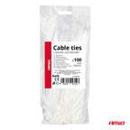 Witte kabelbinders 4,8×200mm 100 stuks AMiO 04310 - AMiO 04310 - afbeelding 6