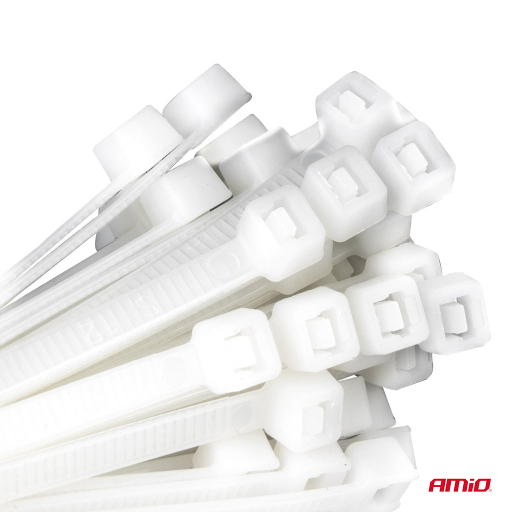 Veelkleurige kunststof kabelbinders set van 500 stuks AMiO 04317 - AMiO 04317 - afbeelding 6