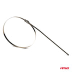 RVS metalen klemmen 7,9x400mm 100 stuks AMiO 04326 - AMiO 04326 - afbeelding 2