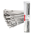 RVS metalen klemmen 7,9x600mm 100 stuks AMiO 04327 - AMiO 04327 - afbeelding 1