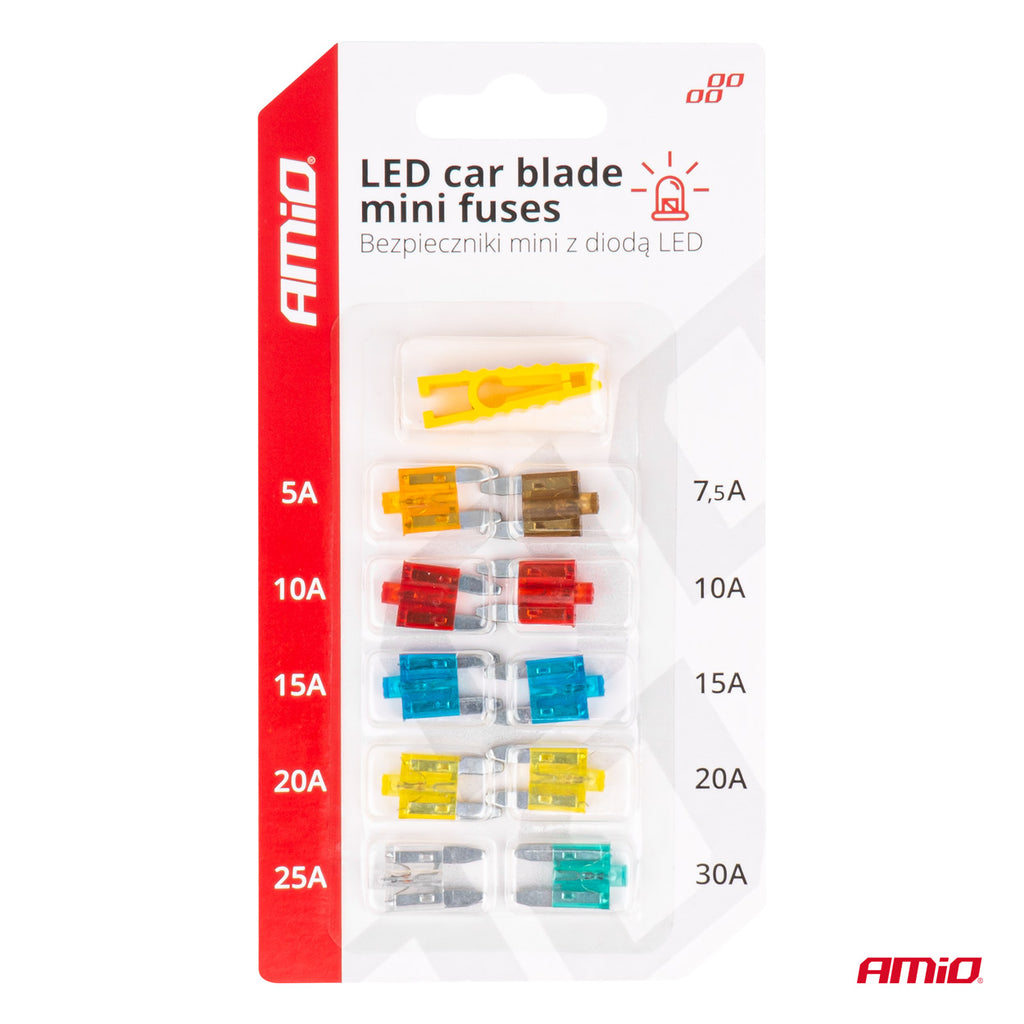 LED Autoblad standaard zekeringen, assortiment AMiO 04340 - AMiO 04340 - afbeelding 4