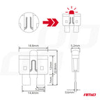 LED Autoblad standaard zekeringen, assortiment AMiO 04341 - AMiO 04341 - afbeelding 6