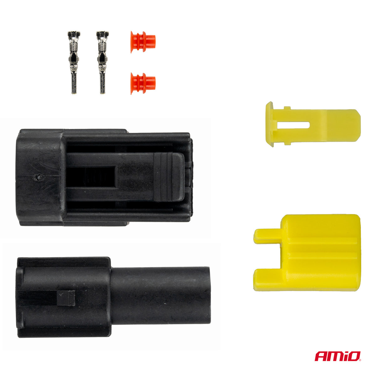 Stekker- en stopcontactset 1 PIN 2,2 mm AMiO 04345 - AMiO 04345 - afbeelding 3