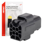 Connector stekker en stopcontact set 4 PIN 2.2mm AMiO 04348 - AMiO 04348 - afbeelding 1