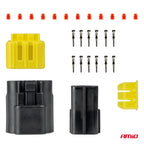 Stekker- en stopcontactset 6 PIN 2,2 mm AMiO 04349 - AMiO 04349 - afbeelding 3