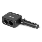 Dubbele stekkerdoos oplader 2x USB A 1x USB C 12/24V 100W 180° AMiO 04357 - AMiO 04357 - afbeelding 1