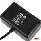 Drievoudige stekkerdoos oplader met digitaal display 2x USB A QC 3.0 12/24V 120W 80cm AMiO 04364 - AMiO 04364 - afbeelding 3