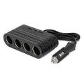 Viervoudige stekkerdoos oplader 2x USB A 1x USB C 12/24V 120W 80cm AMiO 04367 - AMiO 04367 - afbeelding 1