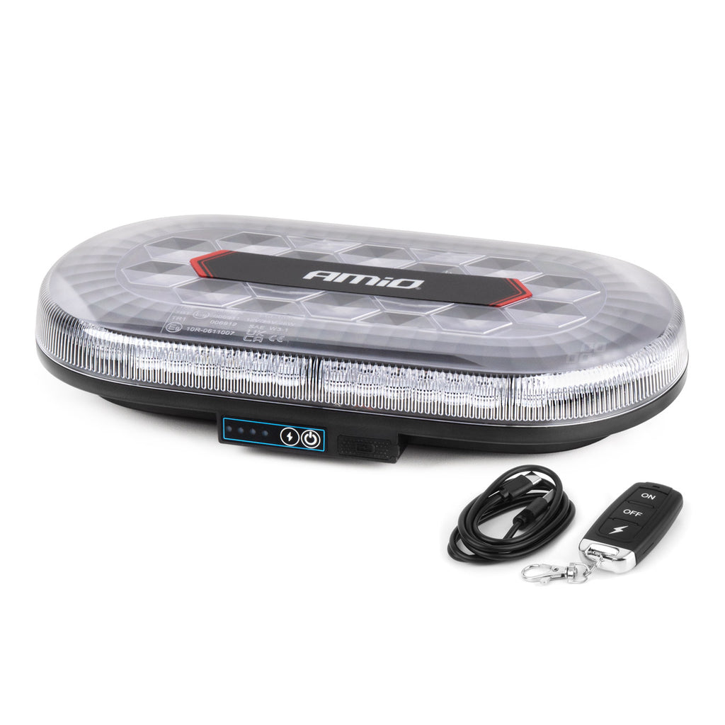 Draadloze LED-lichtbalk R65/R10 26W 12/24V AMiO 04369