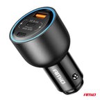 Autolader dubbele USB C-poort + USB A-poort 12/24V 95W AMiO 04372 - AMiO 04372 - afbeelding 3