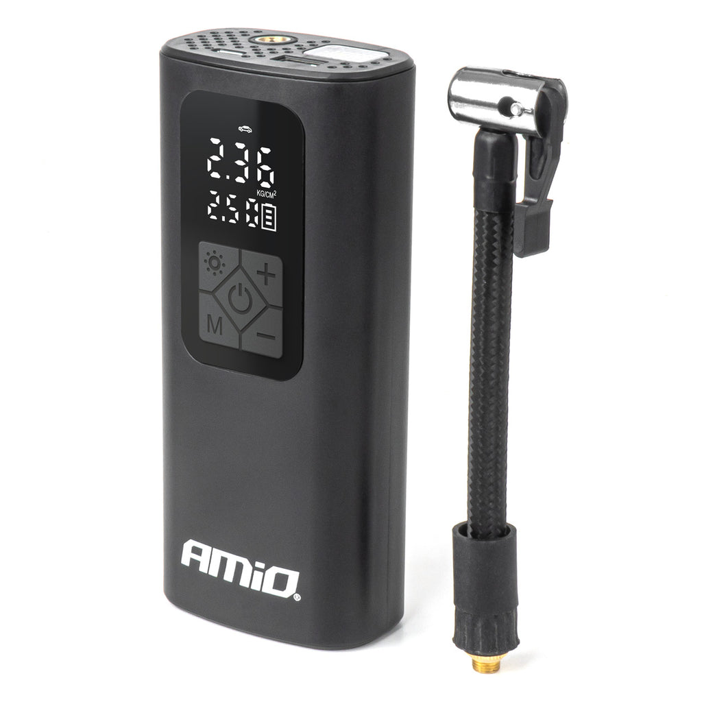 Draagbare luchtcompressor LED USB-C 40W AMiO 04377 - AMiO 04377 - afbeelding 1