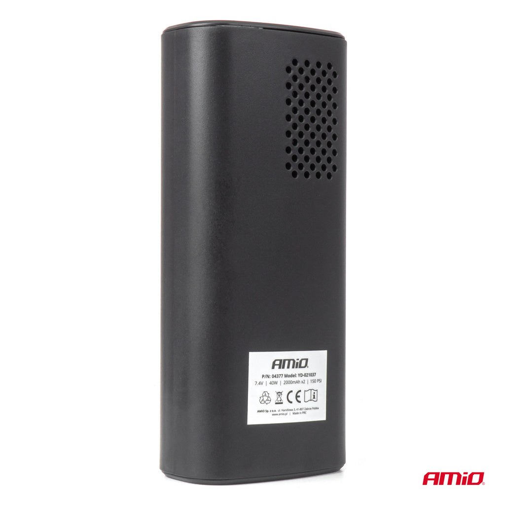 Draagbare luchtcompressor LED USB-C 40W AMiO 04377 - AMiO 04377 - afbeelding 3