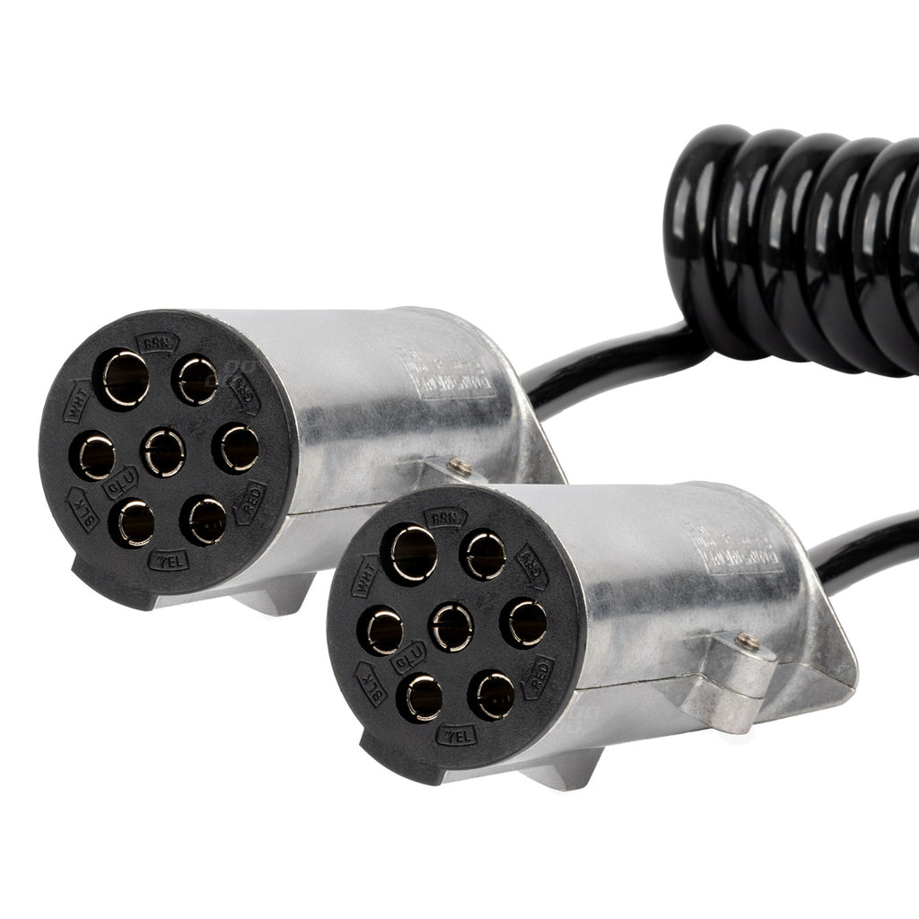Veerkabel TIR 2x 7 PIN type N 5m 24V AMiO 04379 - AMiO 04379 - afbeelding 1