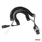 Veerkabel TIR 2x 7 PIN 15 PIN type N/S 5m 24V AMiO 04381 - AMiO 04381 - afbeelding 2