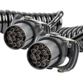 Veerkabel TIR 2x 15 PIN 5m 24V AMiO 04382 - AMiO 04382 - afbeelding 1
