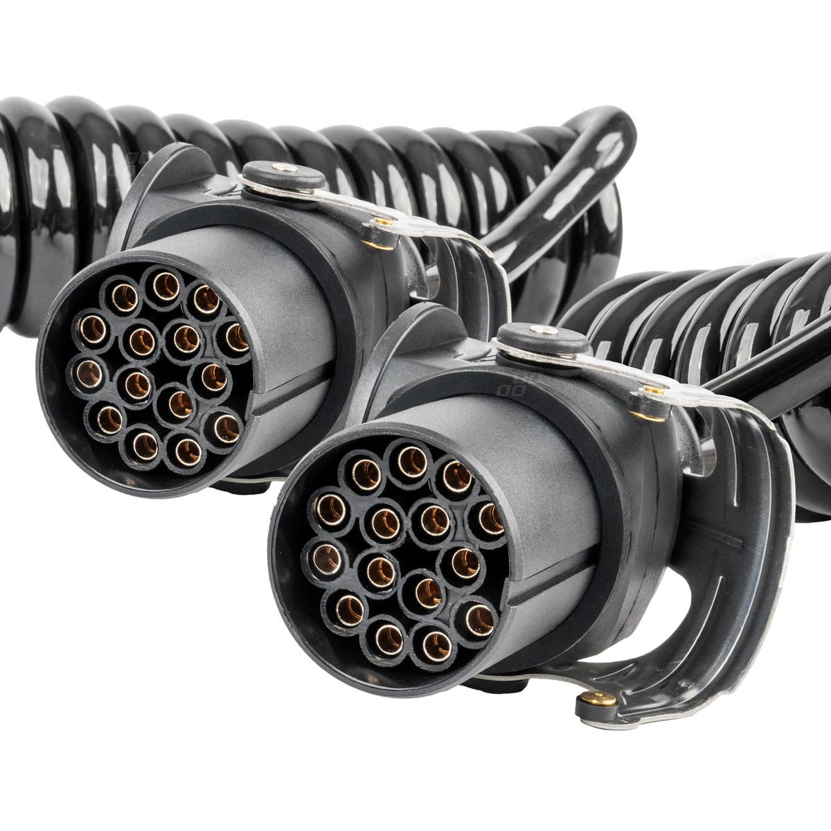 Veerkabel TIR 2x 15 PIN 5m 24V AMiO 04382 - AMiO 04382 - afbeelding 1