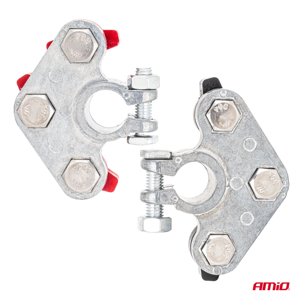 Zink accupolen 800AMP, 2 stuks. AMiO 04391 - AMiO 04391 - afbeelding 3