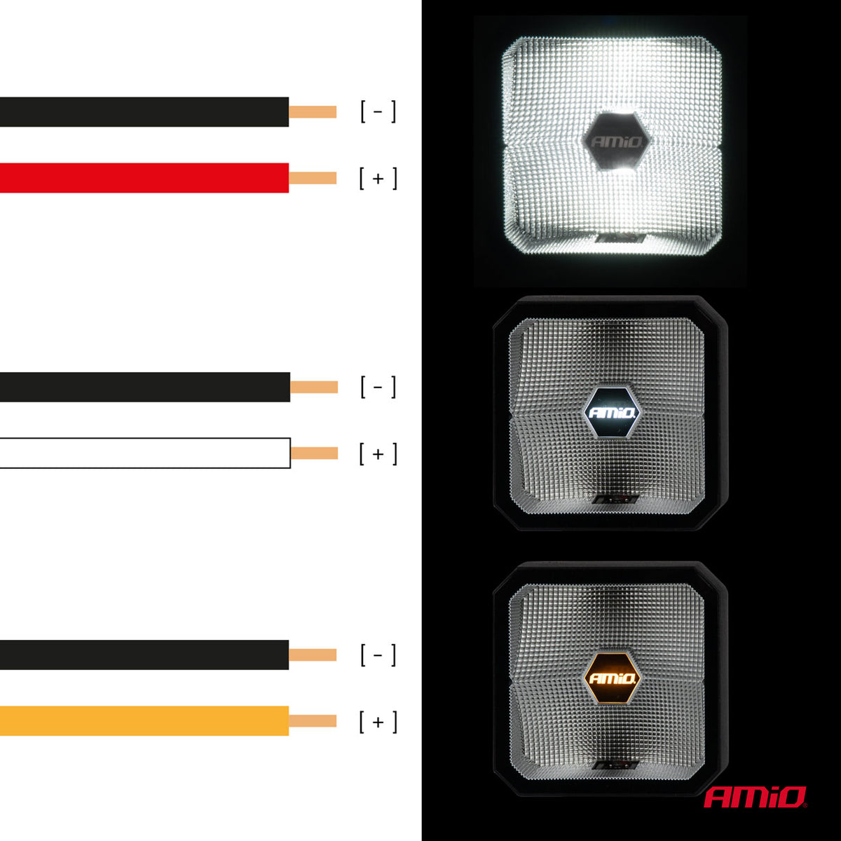 LED werklamp 30W COMBO 12V 24V AMiO 04394 - AMiO 04394 - afbeelding 8