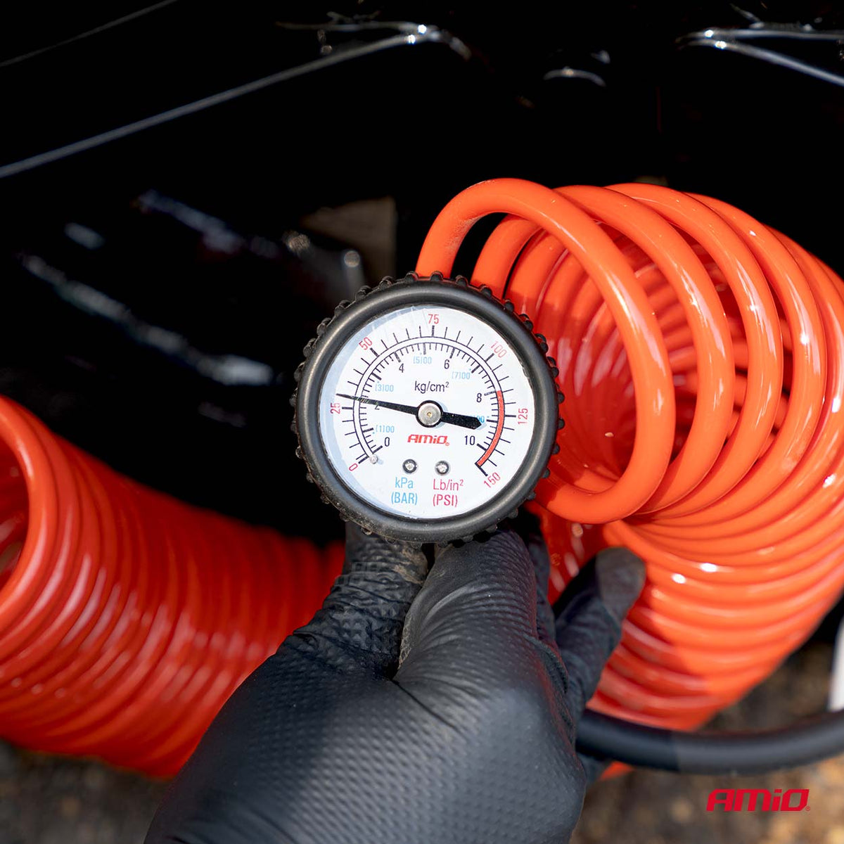 Auto luchtcompressor 600W 12V ACOMP-24 AMiO 04398 - AMiO 04398 - afbeelding 4
