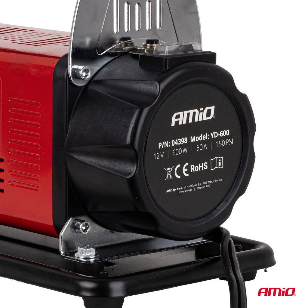 Auto luchtcompressor 600W 12V ACOMP-24 AMiO 04398 - AMiO 04398 - afbeelding 6
