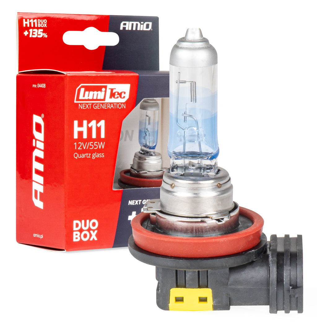 Halogeenlampen H11 12V 55W LumiTec NEXT GENERATION +135% DUO AMiO 04408 - AMiO 04408 - afbeelding 5