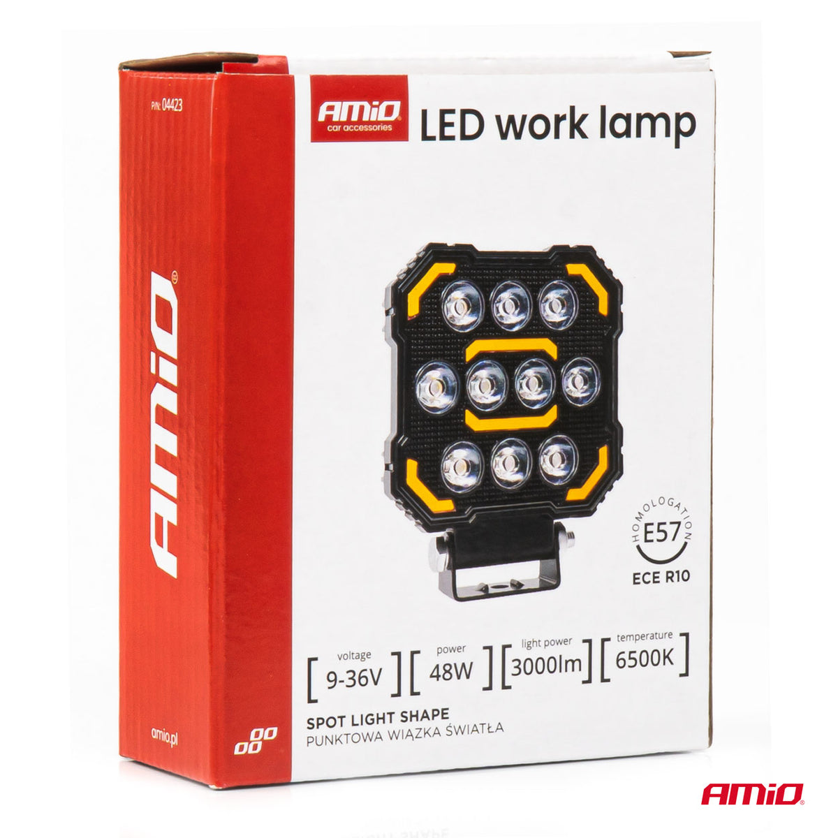 Werklamp AWL79 48W 6500K 3000lm 9-36V AMiO 04423 - AMiO 04423 - afbeelding 8