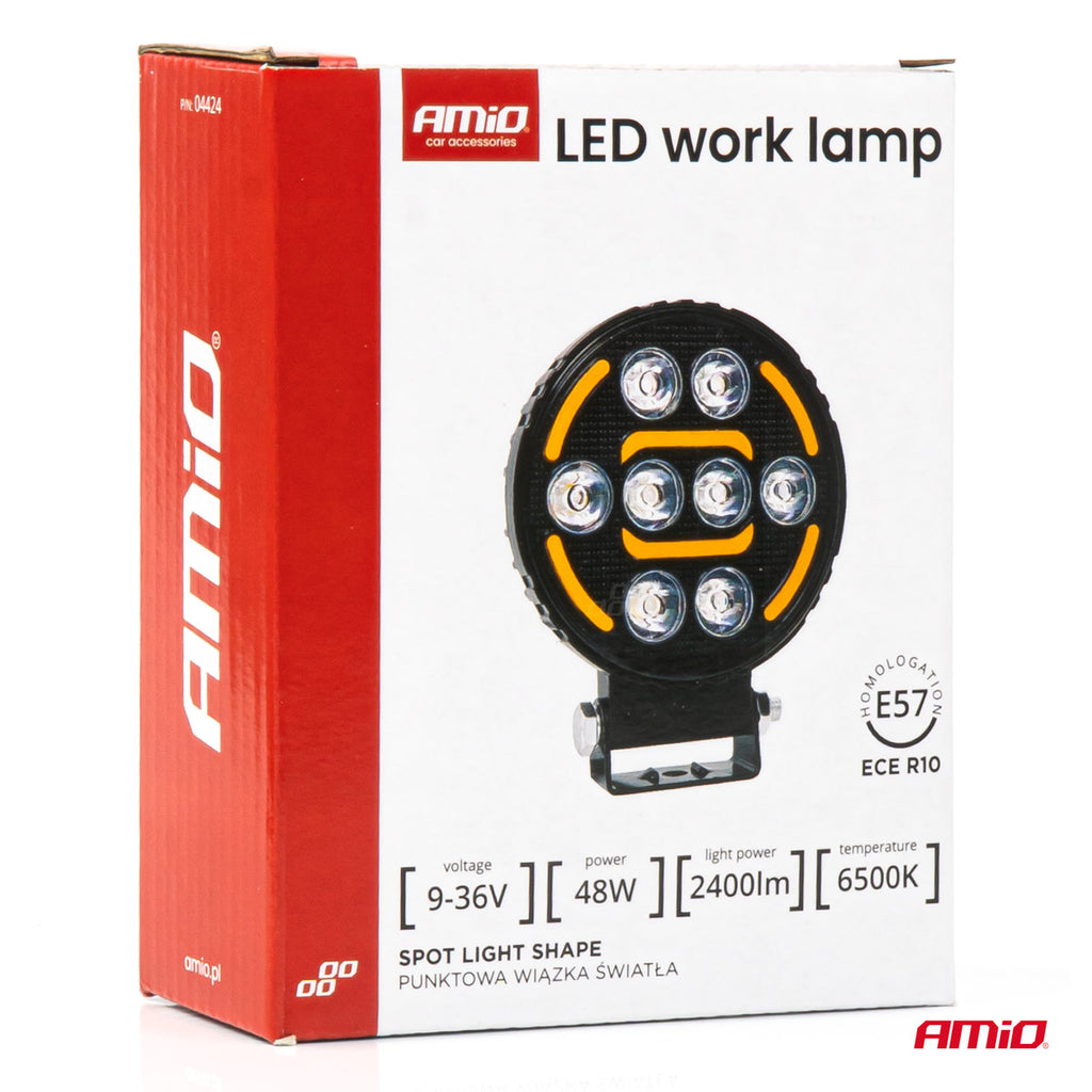 Werklamp AWL80 48W 2400LM 12V 24V AMiO 04424 - AMiO 04424 - afbeelding 9