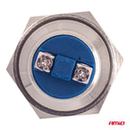 Platte ronde stalen momentknop 19 mm, 5 A, 12/230 V, AMiO 04436 - AMiO 04436 - afbeelding 5